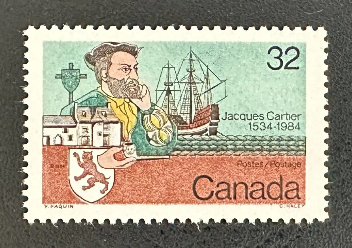 Canada 1984 Mi. 905 émission commune Jacques Cartier explorateur navire