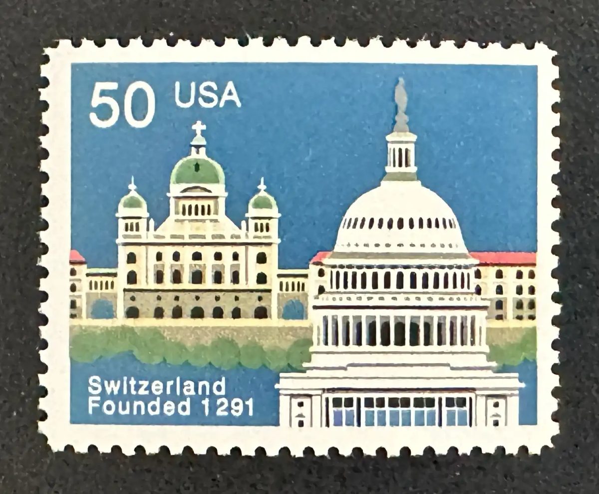USA 1991 Mi. 2120 Gemeinschaftsausgabe Schweiz Kapitol Bundeshaus