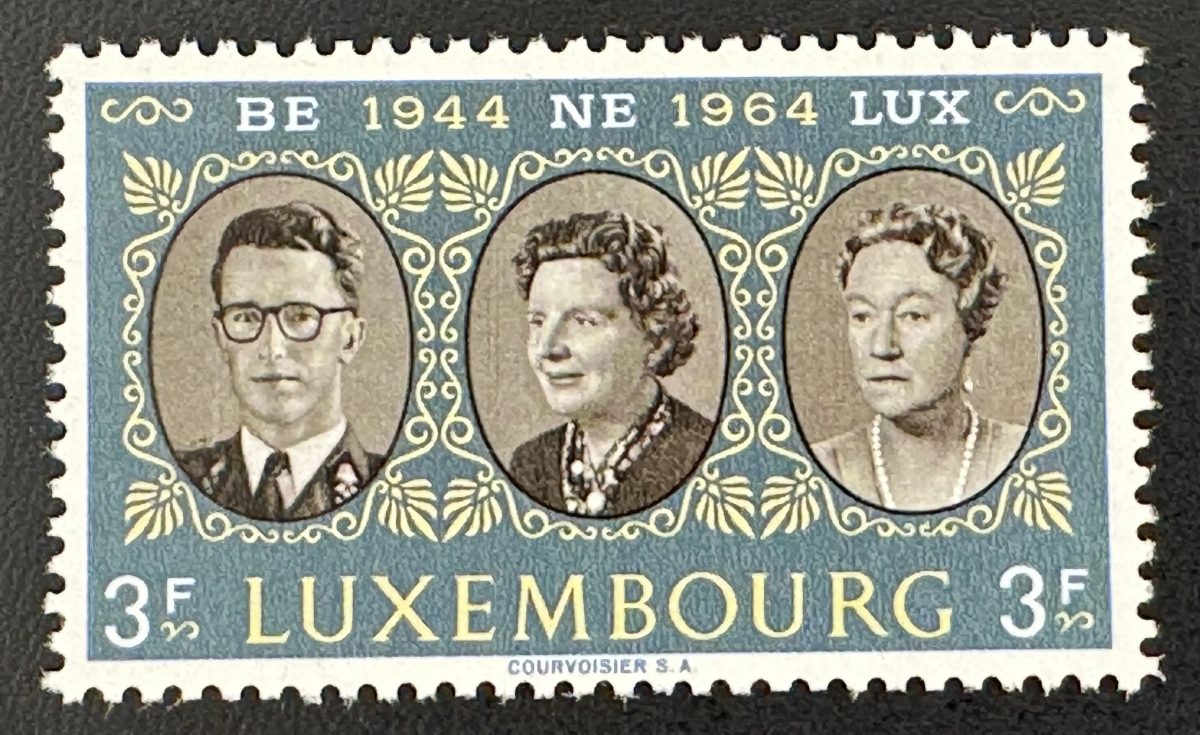 Luxembourg 1964 Mi. 700 émission commune Benelux royauté portraits