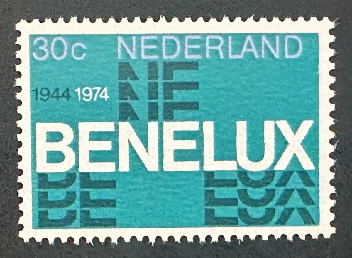 Pays-Bas 1974 Mi. 1035 émission commune Benelux 30 anniversaire