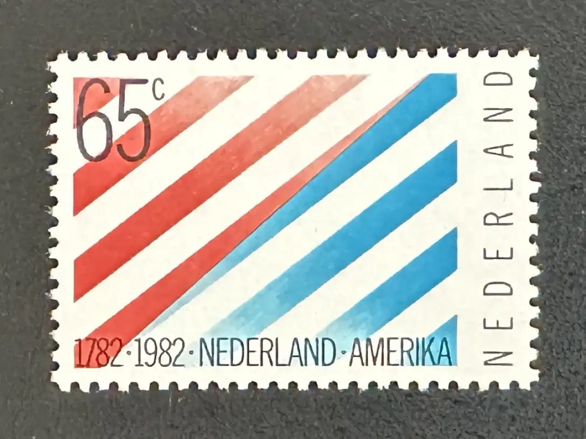 Niederlande 1982 Mi. 1208 Gemeinschaftsausgabe USA-Beziehungen Flaggen