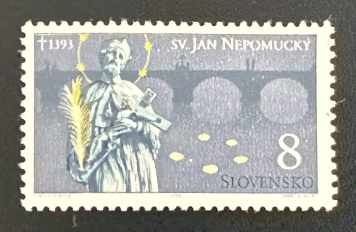 Slovaquie 1993 Mi. 167 émission commune Saint Jean Népomucène Prague