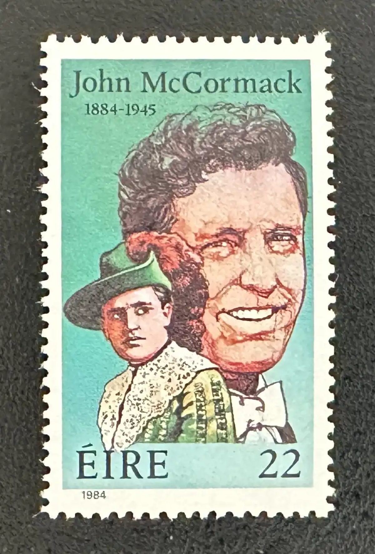 Irlande 1984 Mi. 541 émission commune John McCormack ténor opéra