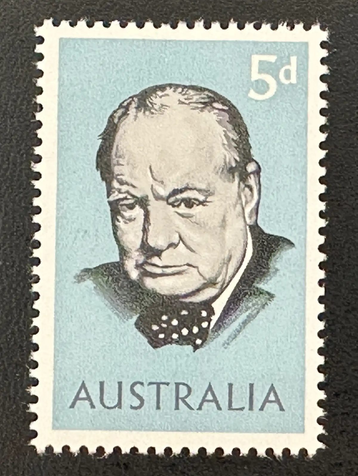 Australie 1965 Mi. 353 émission commune Winston Churchill portrait