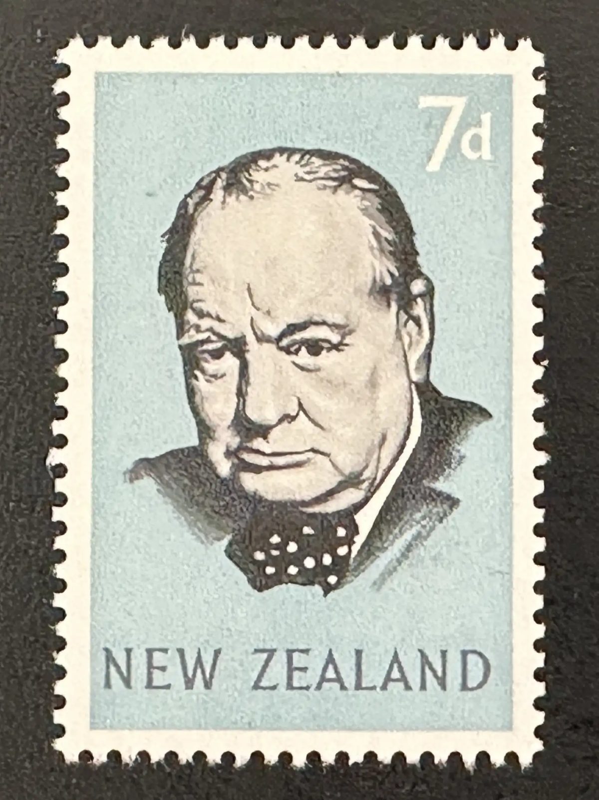Nouvelle-Zélande 1965 Mi. 440 émission commune Churchill portrait