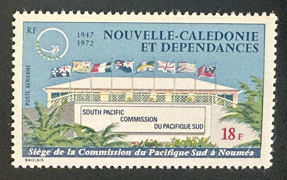 Nouvelle-Calédonie 1972 Mi. 512 émission commune Commission Pacifique Sud