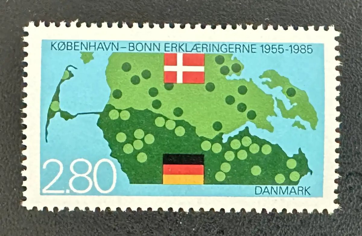 Danemark 1985 Mi. 829 émission commune déclarations Copenhague-Bonn
