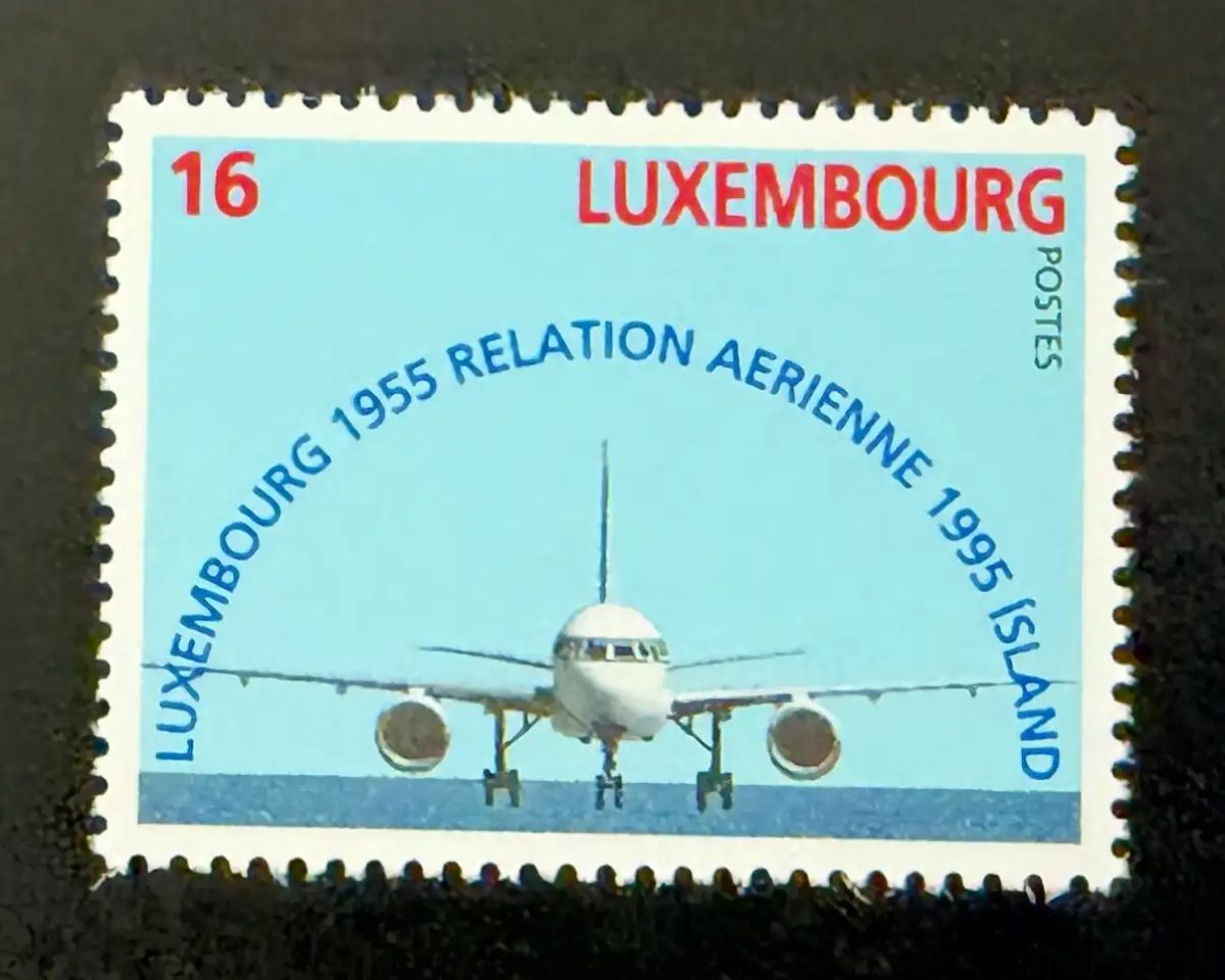 Luxemburg 1995 Mi. 1374 Gemeinschaftsausgabe Island Luftfahrt Flugzeug
