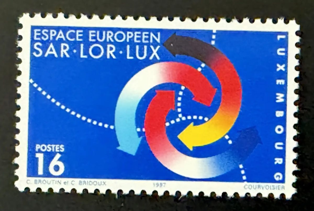 Luxembourg 1997 Mi. 1425 émission commune Espace européen Sar-Lor-Lux