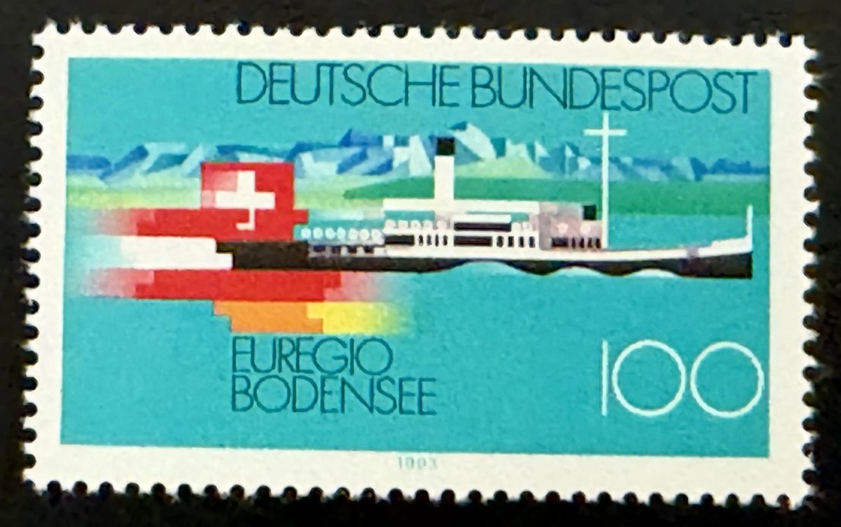 Deutschland 1993 Mi. 1678 Gemeinschaftsausgabe Euregio Bodensee Schiff