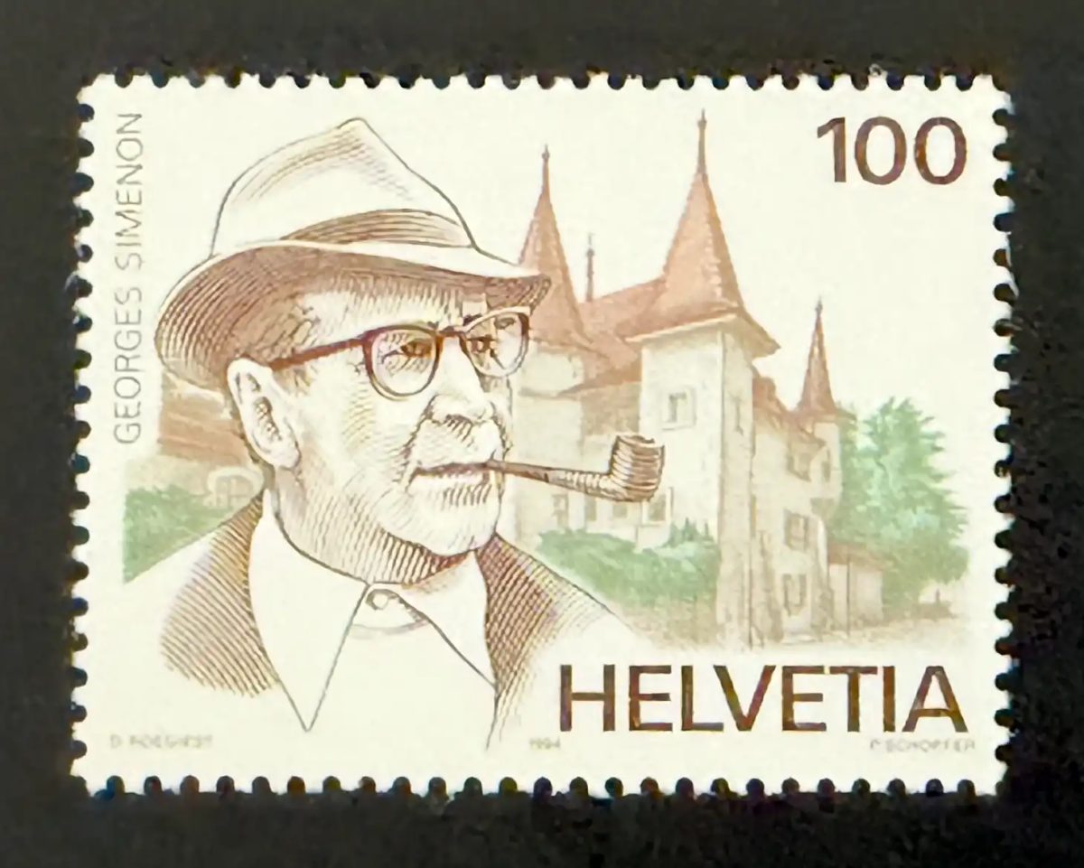 Suisse 1994 Mi. 1535 émission commune Georges Simenon écrivain Maigret