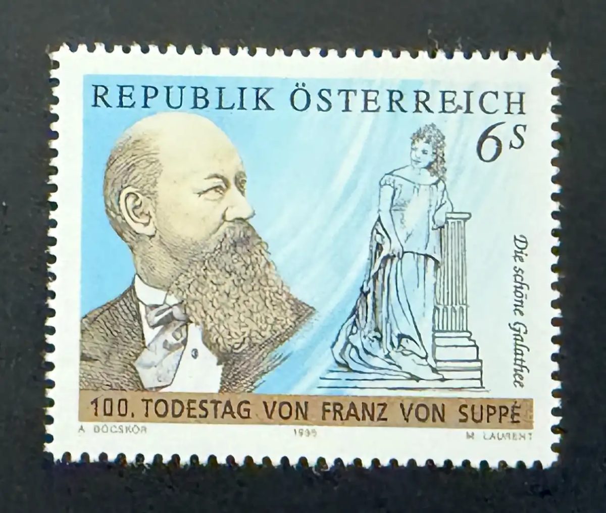 Autriche 1995 Mi. 2167 émission commune Franz von Suppé compositeur