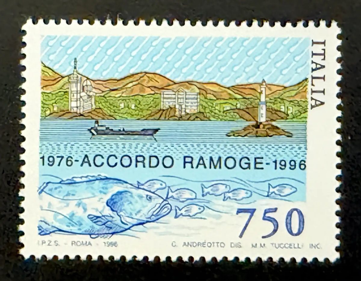 Italy 1996 Mi. 2434 joint issue RAMOGE agreement Mediterranean lighthouse