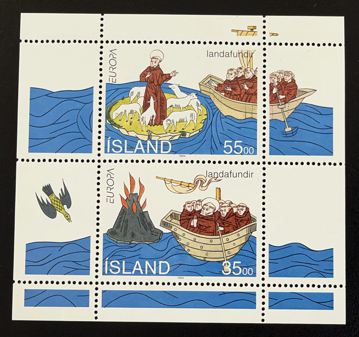 Iceland 1994 Mi. Bl. 15 Europa joint issue discoveries Brendan