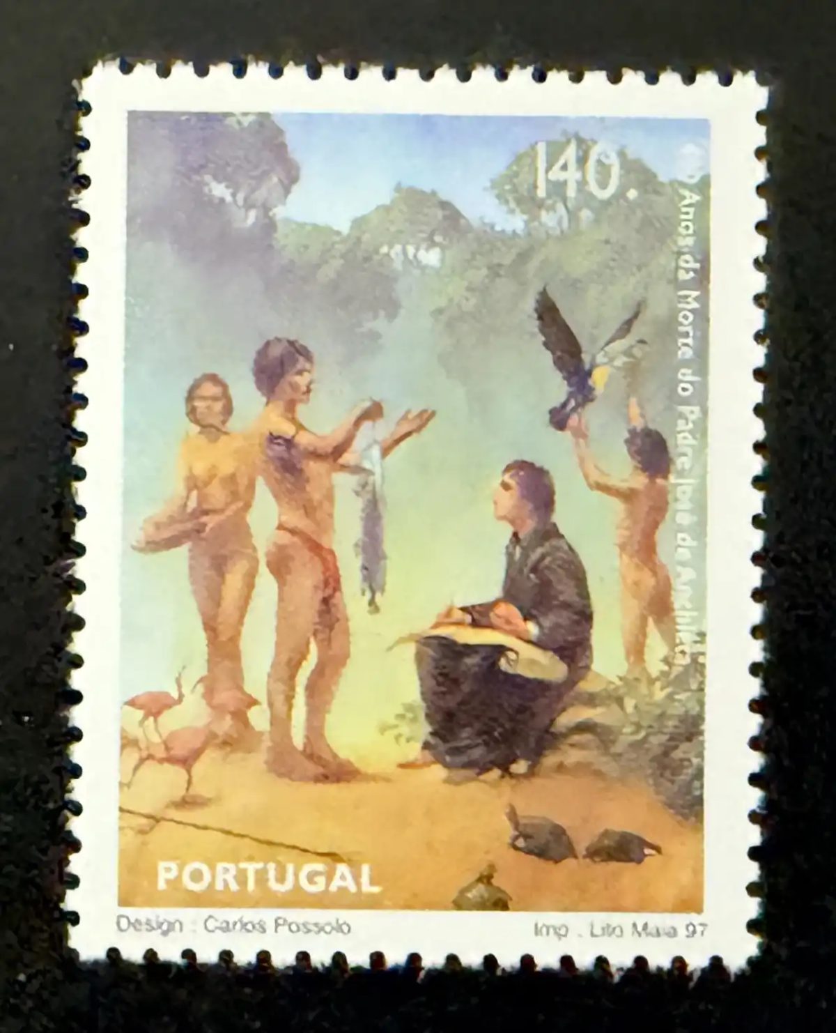 Portugal 1997 Mi. 2190 émission commune Padre José de Anchieta Brésil
