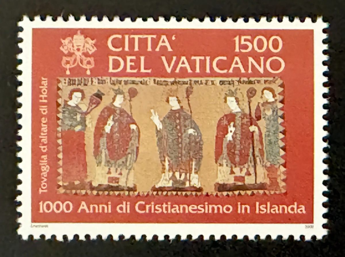 Vatican 2000 Mi. 1337 joint issue Christianity Iceland Holar