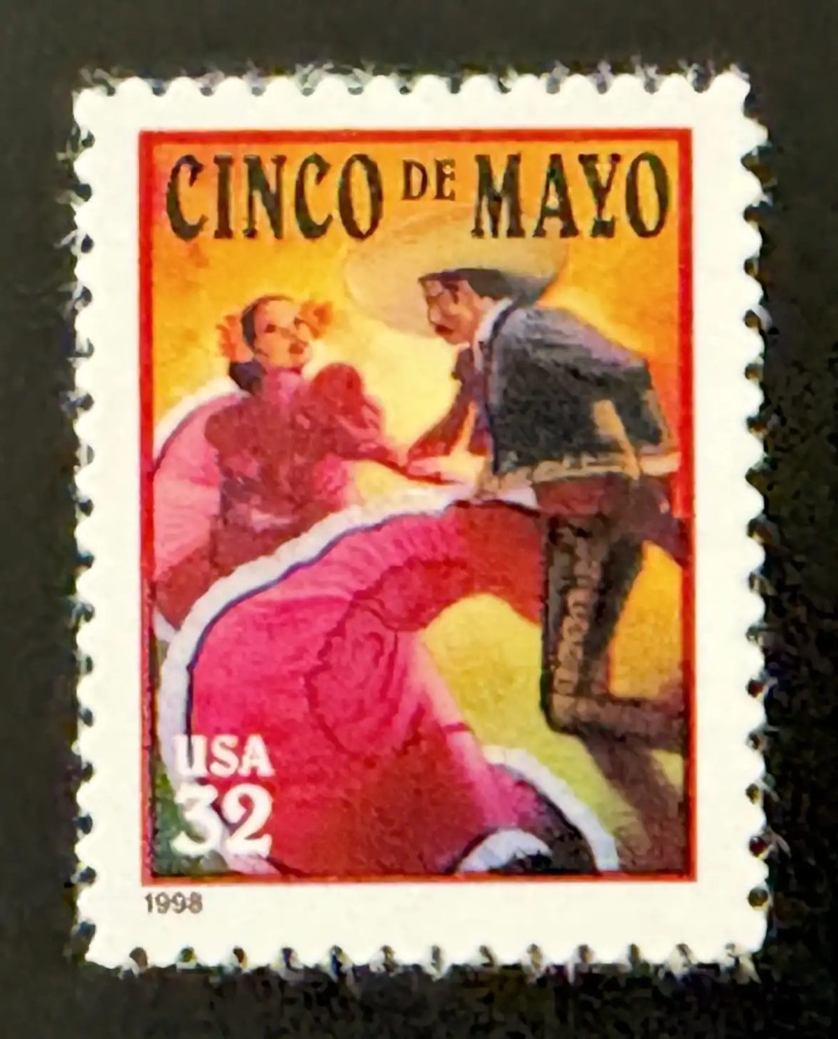 États-Unis 1998 Mi. 2949 émission commune Cinco de Mayo danse fête