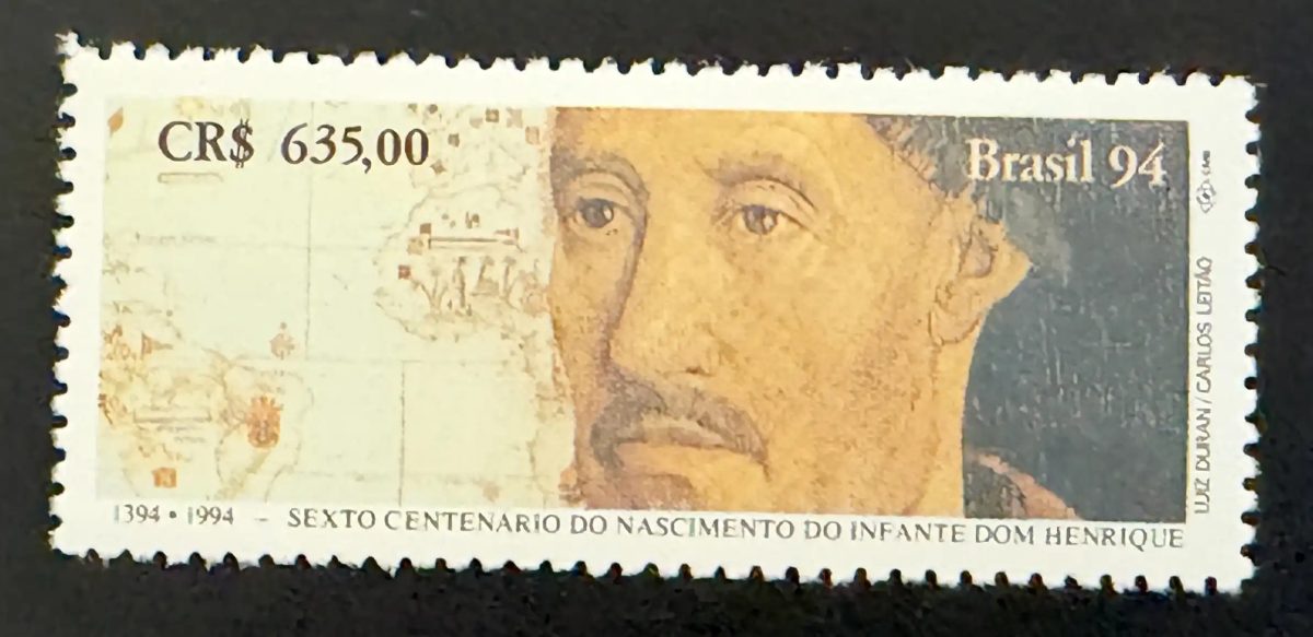 Brasilien 1994 Mi. 2570 Gemeinschaftsausgabe Heinrich der Seefahrer Karte