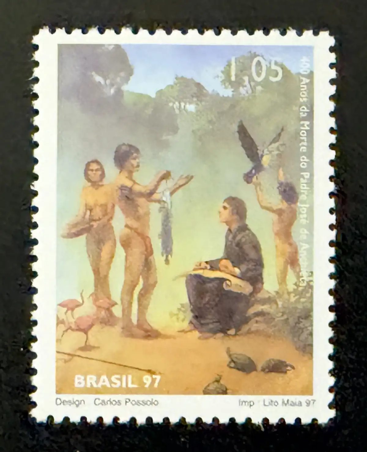 Brazil 1997 Mi. 2760 joint issue Padre José de Anchieta