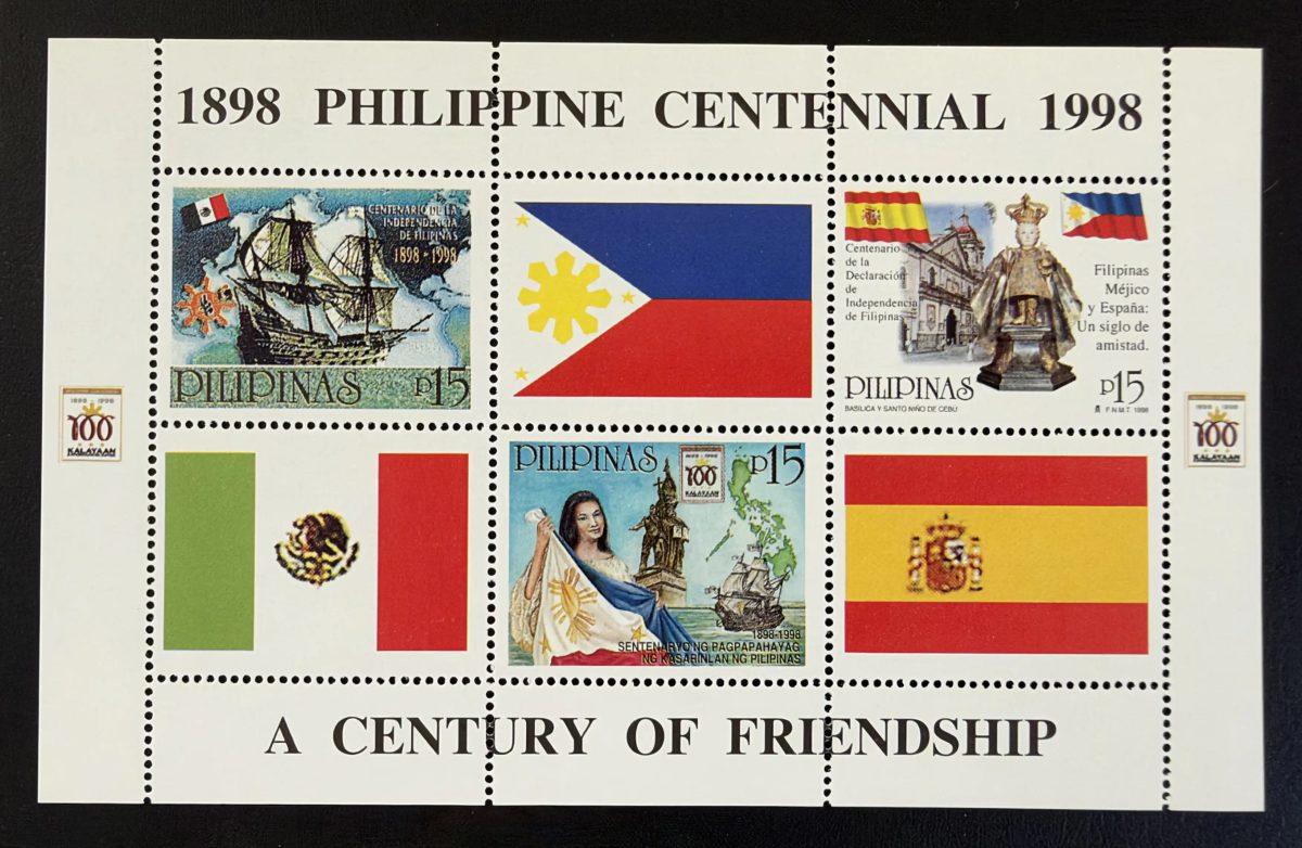 Philippinen 1998 Mi. Bl. 122 Gemeinschaftsausgabe 100 Jahre Unabhängigkeit