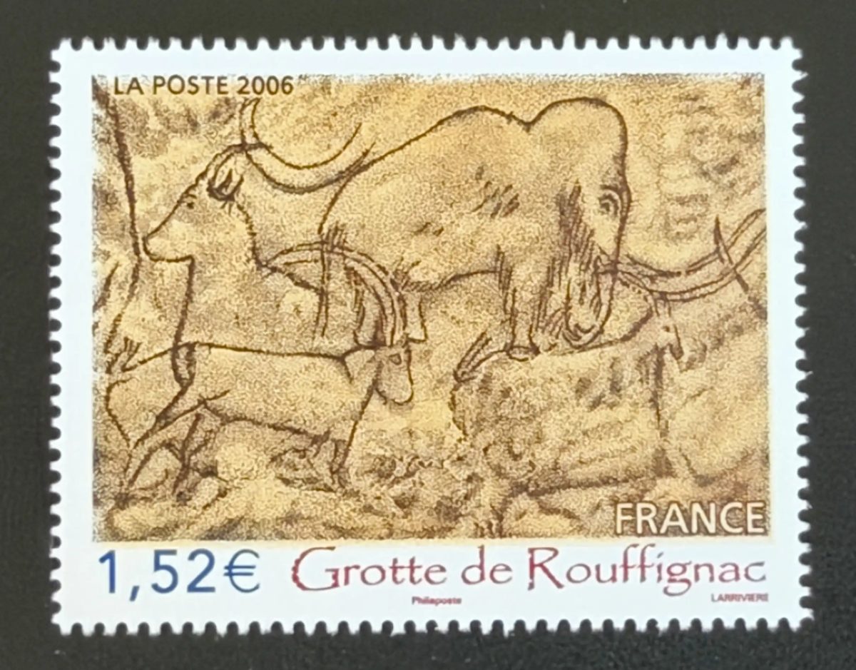France 2026 Grotte de Rouffignac peinture rupestre mammouth cheval Philaposte