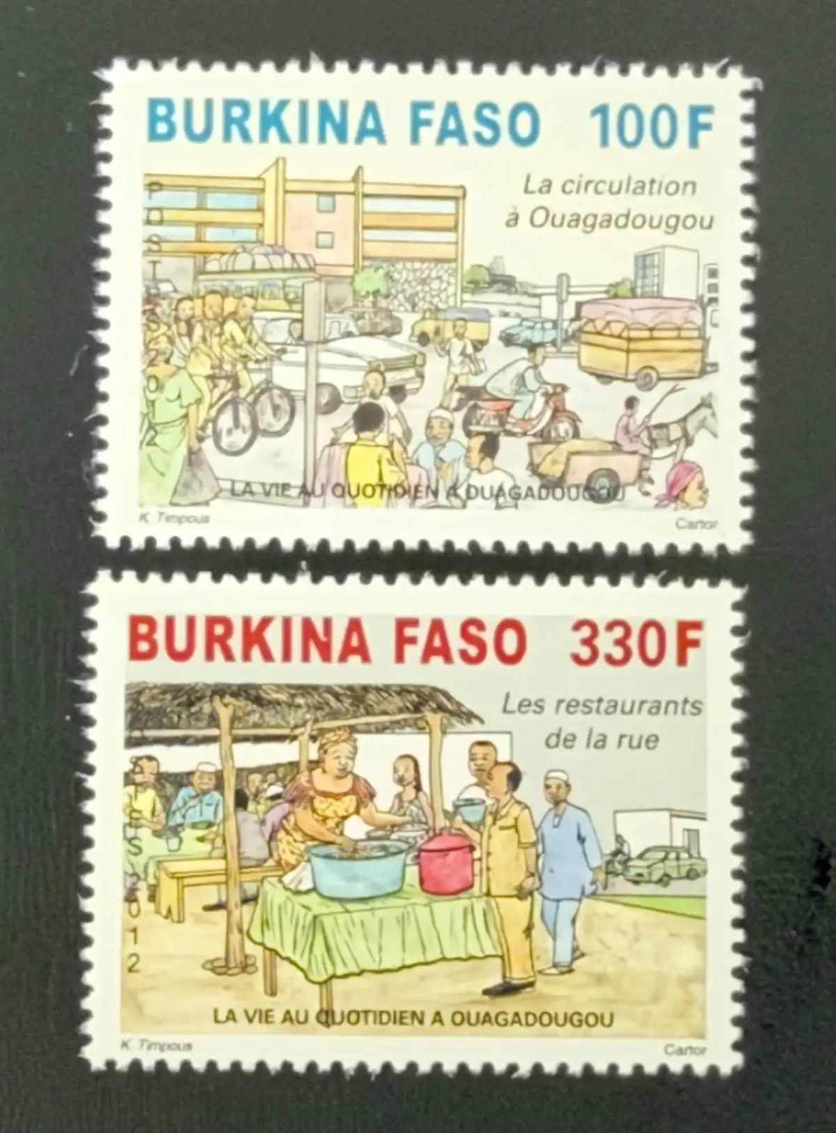Burkina Faso 2012 Mi. 1956-1957 Ouagadougou vie quotidienne