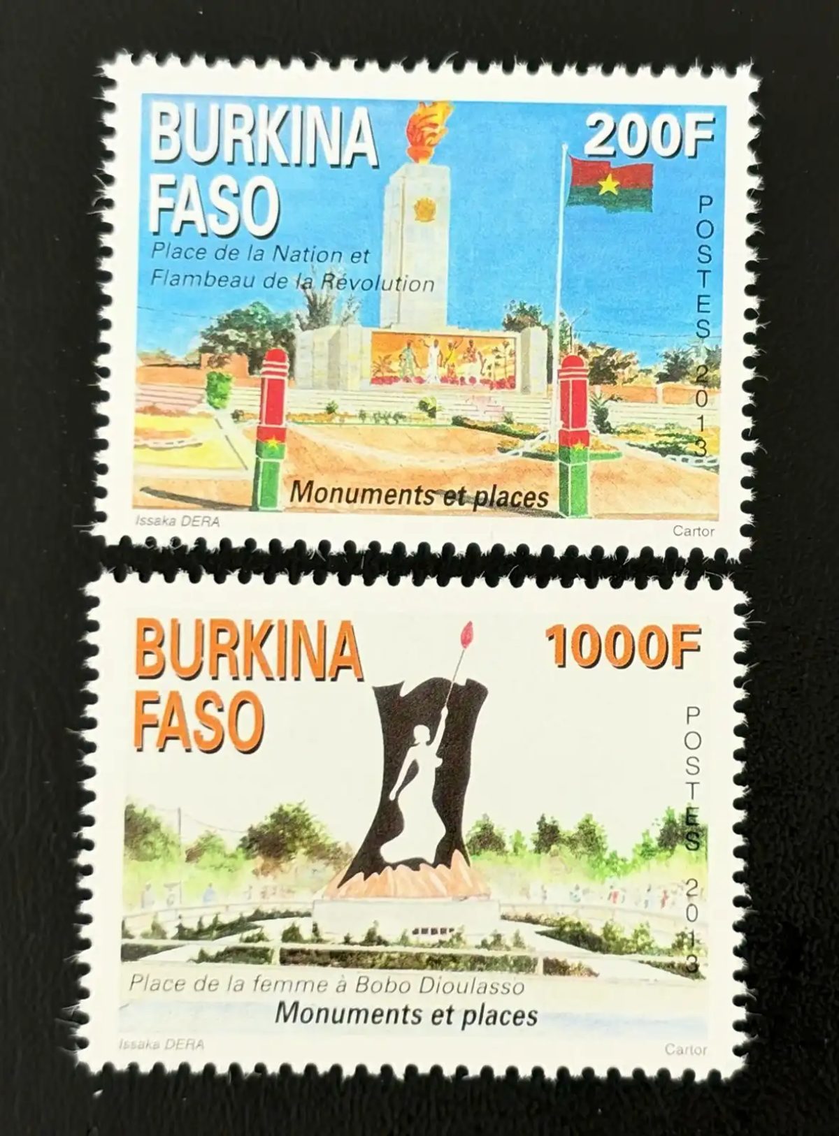 Burkina Faso 2013 Mi. 1974-1975 Monuments places Nation Bobo Dioulasso