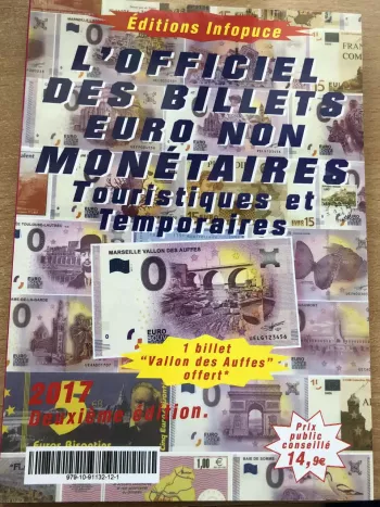 L'Officiel des billets Euro non monétaires touristiques et temporaires 2017