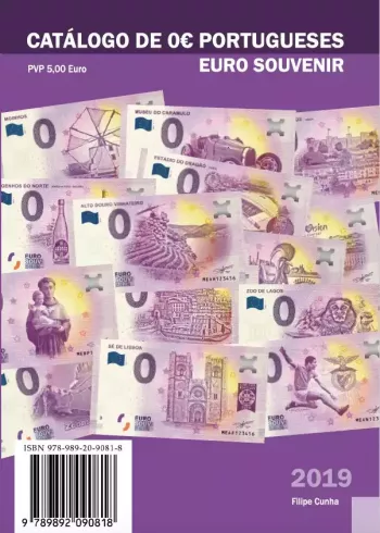 Catalogue des billets Euro Souvenir Portugal 2019