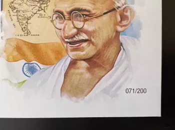 Official Euro Souvenir Cover - Mahatma Gandhi