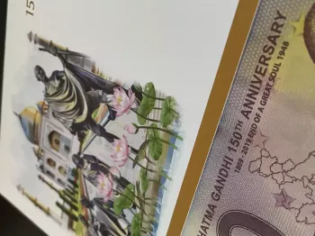 Official Euro Souvenir Cover - Mahatma Gandhi