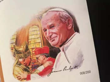 Official Euro Souvenir Cover - Pope John Paul II
