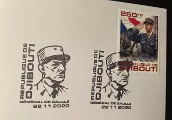 Official Euro Souvenir Cover - Général Charles de Gaulle