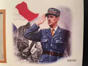 Official Euro Souvenir Cover - Général Charles de Gaulle
