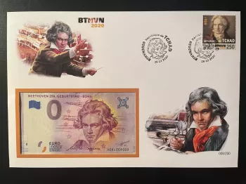Official Euro Souvenir Cover - Ludwig Van Beethoven