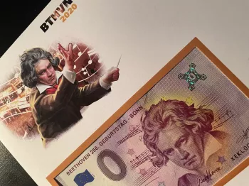 Official Euro Souvenir Cover - Ludwig Van Beethoven