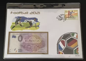 Official Euro Souvenir Cover - Football 2021