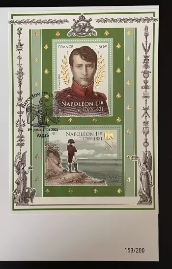 Official Euro Souvenir Cover - Napoléon Ier (Paris)