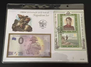 Official Euro Souvenir Cover - Napoléon Ier (Paris)