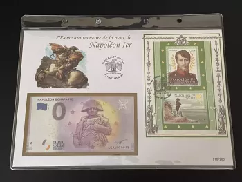 Official Euro Souvenir Cover - Napoléon Ier (Fontainebleau)