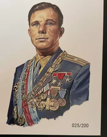 Official Euro Souvenir Cover - Yuri Alekseyevich Gagarin