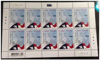 Kap Verde 2008 Mi. 938 Friedenskorps Taube Kleinbogen 10 MNH