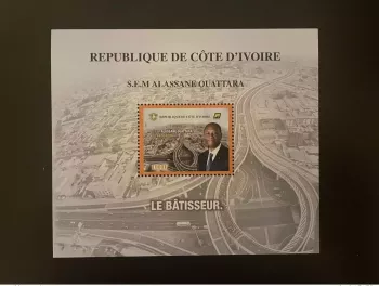 Elfenbeinküste 2020 Mi. ? S/S Block S.E.M. Alassane Ouattara