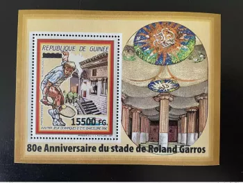 Guinea 2008 Mi. Bl. 1642 Aufdruck Barcelona 1992 Olympia Roland Garros