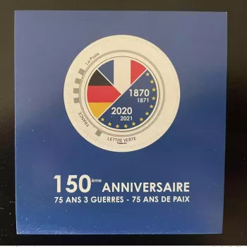France 2020 Collector 150 Years 3 Wars 75 of Peace Germany MNH**