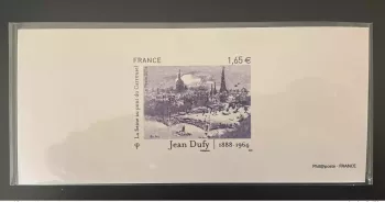 France 2014 -ENGRAVINGS Jean Dufy 1888 -1964 The Seine at Carrousel Bridge YT