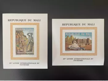 Mali 1994 Mi. 1325 - 1326A Blocs S/S Tourisme Pyramide Egypt Sphinx 2 val. MNH**