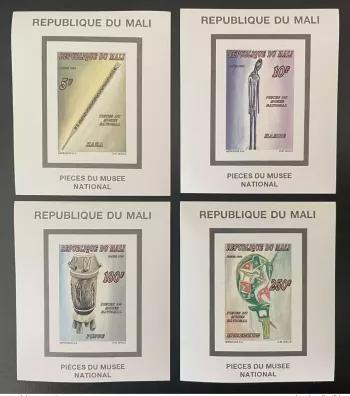 Mali 1996 Mi. Bl. A91 B- D91 B IMPERF Blocks S/S Museum Parts Art MNH**