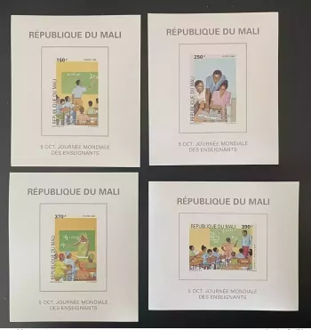Mali 1999 Mi. 2435-2438 Blocks Welttag der Lehrer MNH**