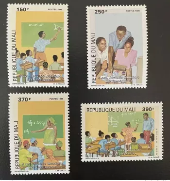 Mali 1999 Mi. 2435-2438 Weltlehrertag Teacher Lehrer 4 Werte postfrisch